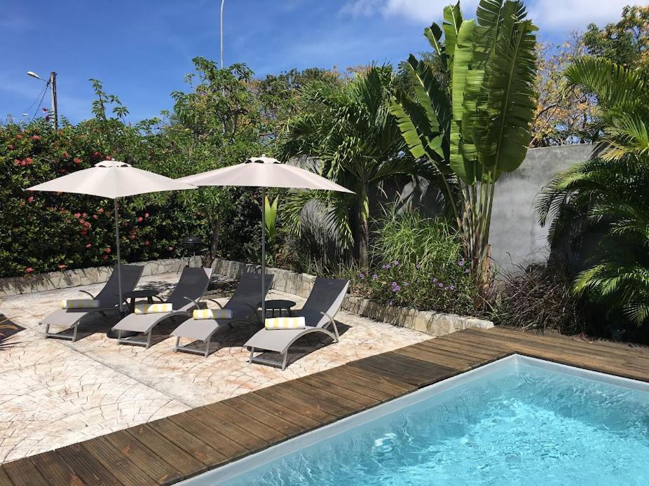 Villa avec piscine privée Saint-Francois  Exterior foto