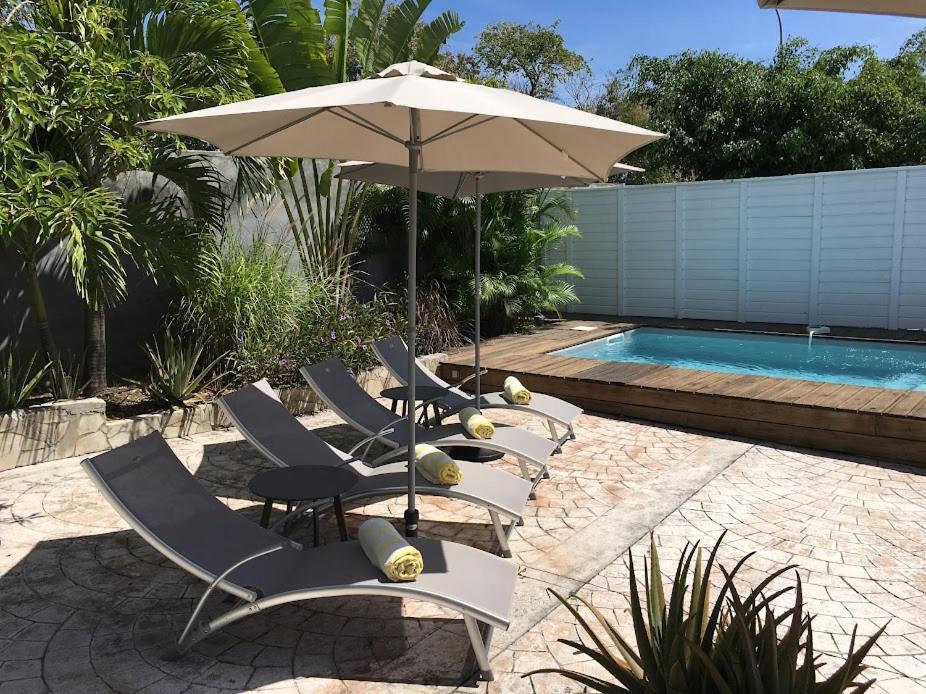 Villa avec piscine privée Saint-Francois  Exterior foto