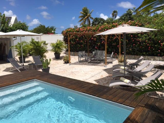 Villa avec piscine privée Saint-Francois  Exterior foto